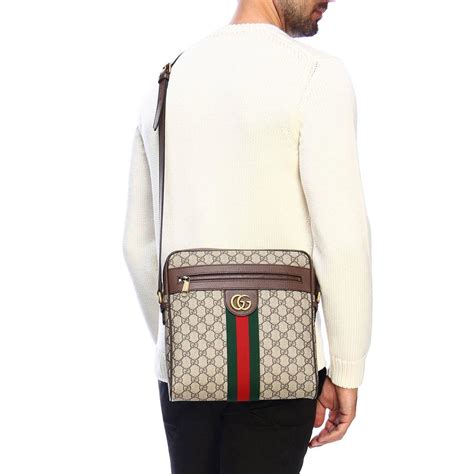 gucci shoulder bag mens cheap|gucci waist bag men.